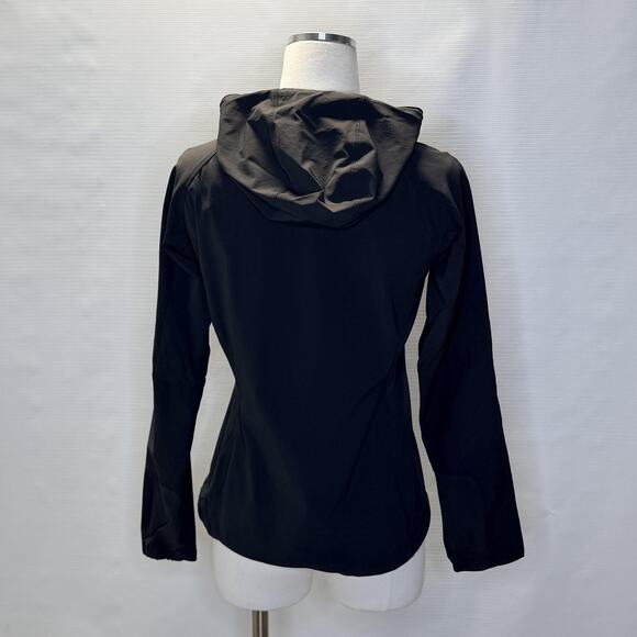 Outdoor Research Jacket Womens Small Black Softshell Hooded Full Zip Hiking - Picture 3 of 14